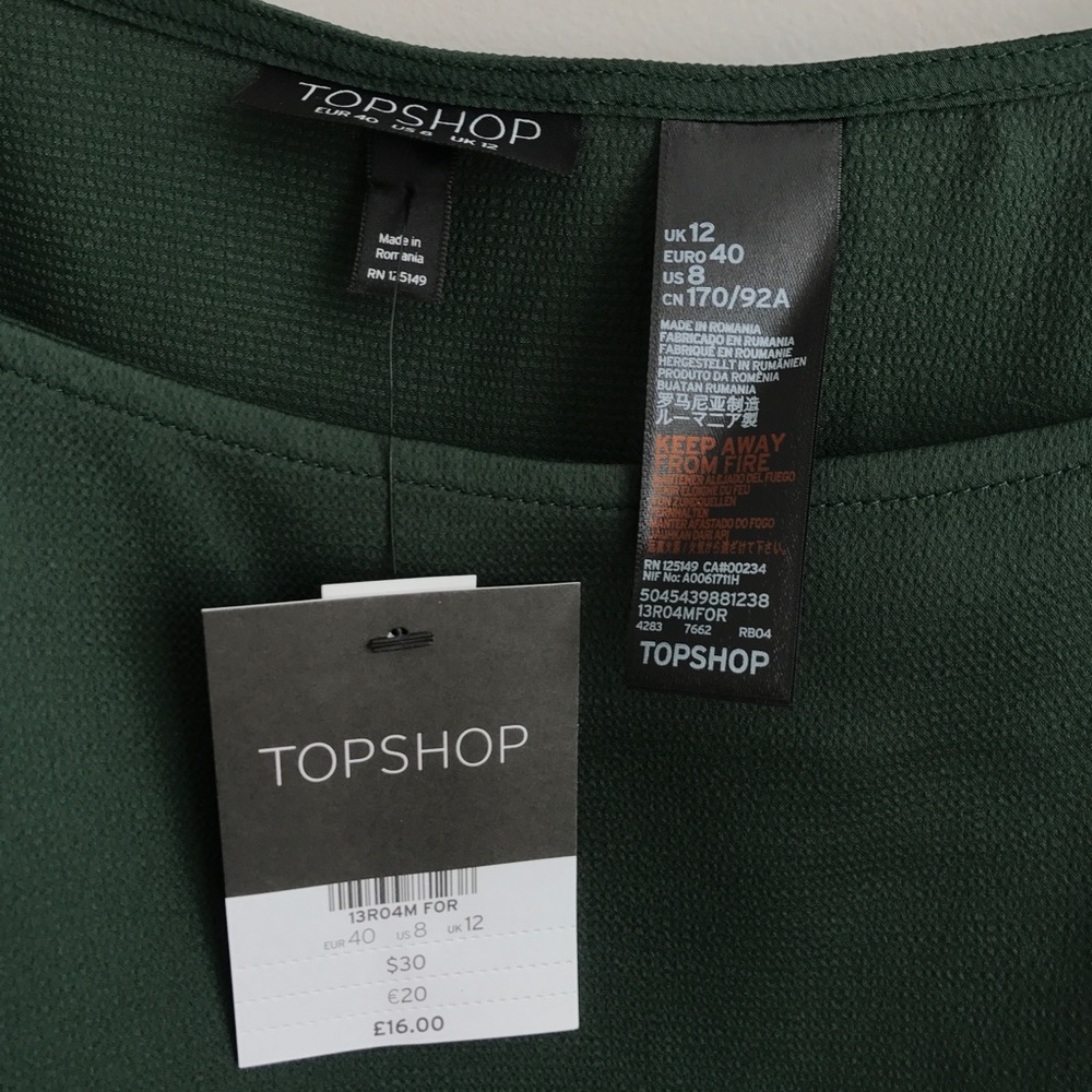 Topshop Side Tie Crop Cami - Picture 8 of 8